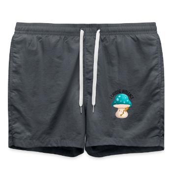 Choose Violence Sarcastic Funny Quote - Swim Trunks - anthracite - Front - AI Model Male 185 light (185cm)