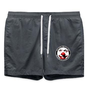 Fun Clown Varaiation Falleri Fallera - Swim Trunks - anthracite - Front - AI Model Male 185 light (185cm)