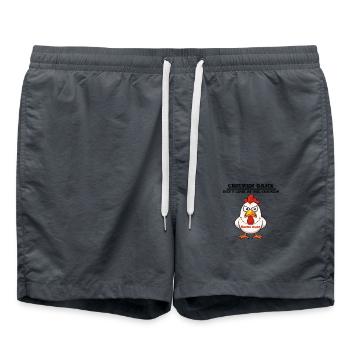 Jeu de poulet - Short de bain - charbon - Devant - AI Model Male 185 light (185cm)