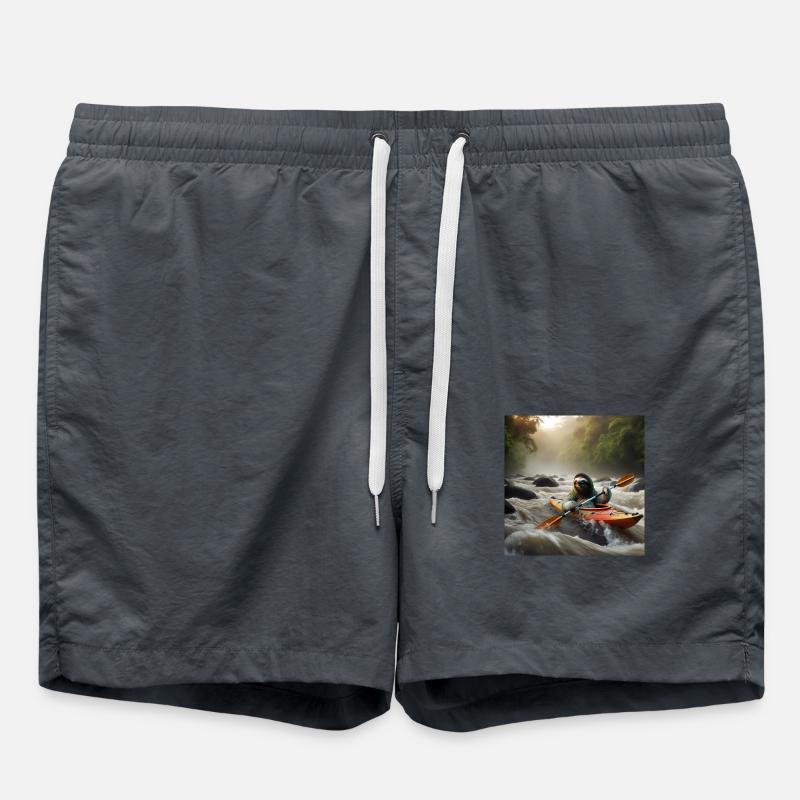 Sloth Wanderer Kayak - Swim Trunks - anthracite