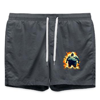 Fat Explosion - Badeshorts - Anthrazit - Vorne - AI Model Male 185 light (185cm)