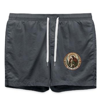 Imbolc - Swim Trunks - anthracite - Front - AI Model Male 185 light (185cm)