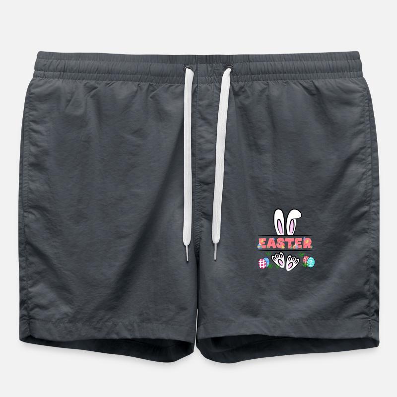 easter is here - Swim Trunks - anthracite