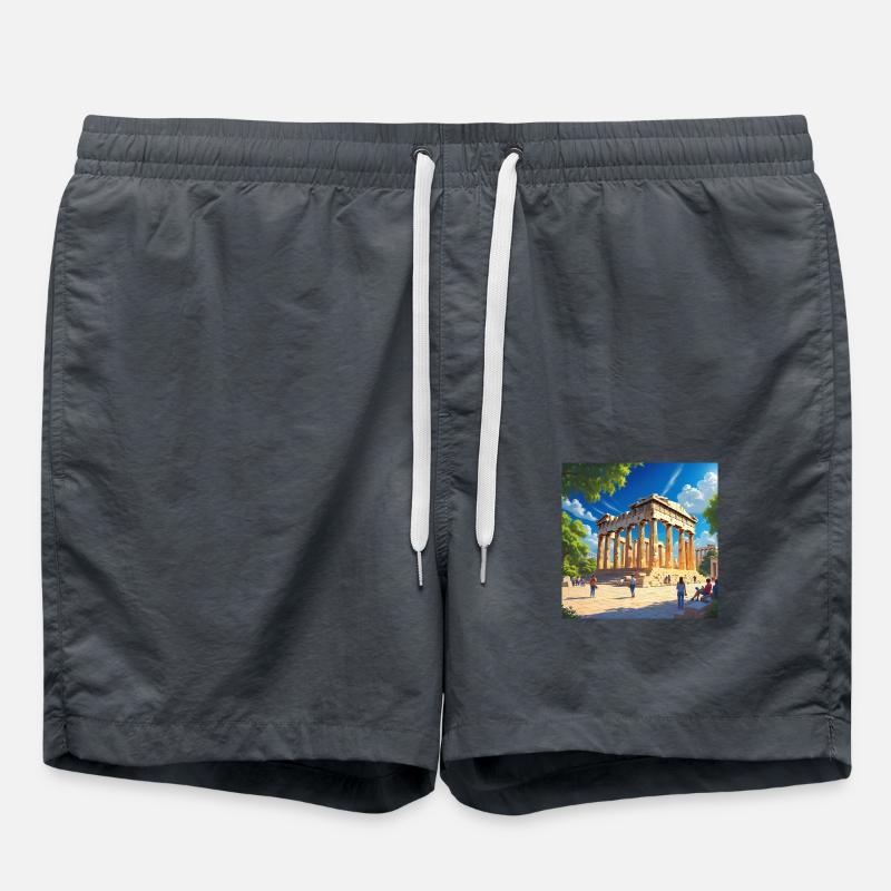 Parthenon - Swim Trunks - anthracite