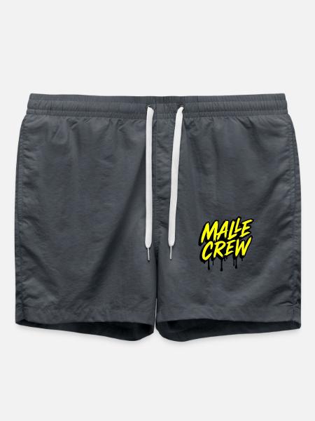 Malle Crew - Short de bain - charbon