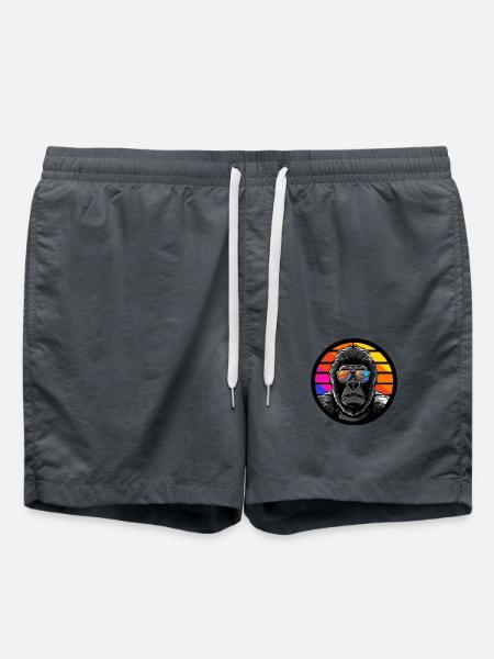 Gorilla Comic Cool Sommer - Badeshorts - Anthrazit