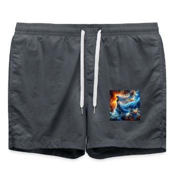 Femme Divine - Short de bain - charbon - Devant - AI Model Male 185 light (185cm)