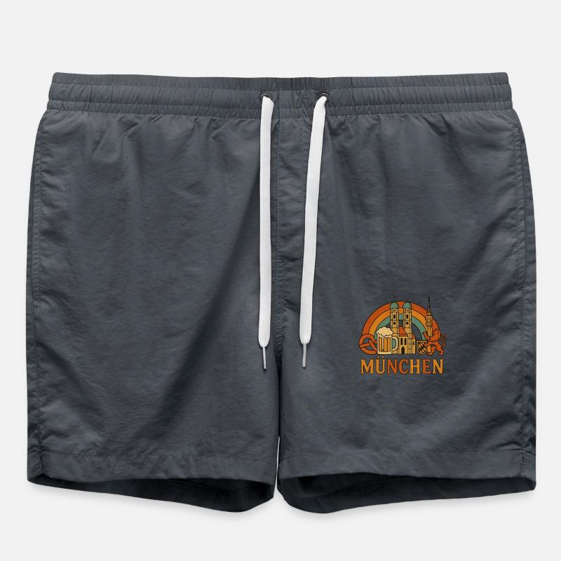 Munich - Swim Trunks - anthracite
