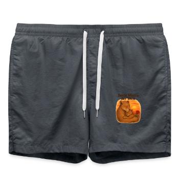 Cadeaux pour la fête des mères Leo Mom - Short de bain - charbon - Devant - AI Model Male 185 light (185cm)