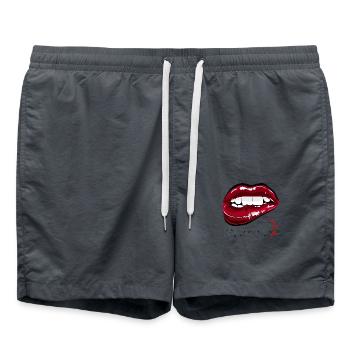 glamour - Swim Trunks - anthracite - Front - AI Model Male 185 light (185cm)