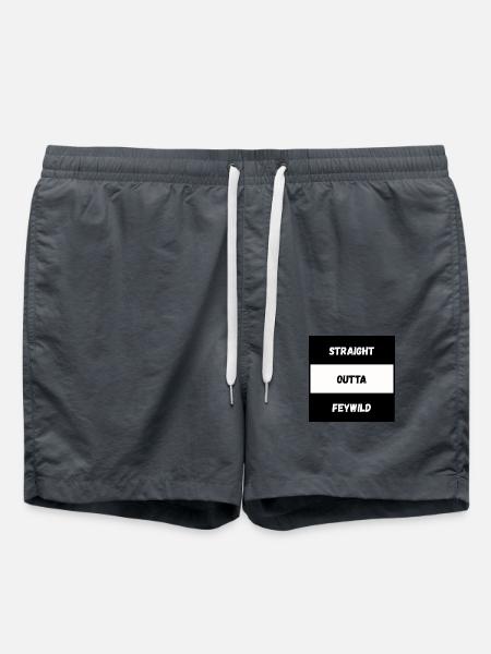 Straight Outta Feywild - Swim Trunks - anthracite