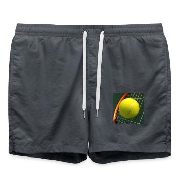 Tennis racket and tennis ball - Swim Trunks - anthracite - Front - AI Model Male 185 light (185cm)