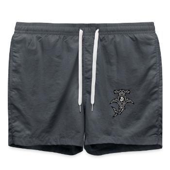 Crypto Surf Tribe - Short de bain - charbon - Devant - AI Model Male 185 light (185cm)