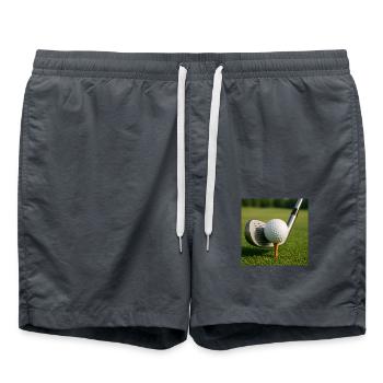 Sports - Golf, club and ball - Swim Trunks - anthracite - Front - AI Model Male 185 light (185cm)