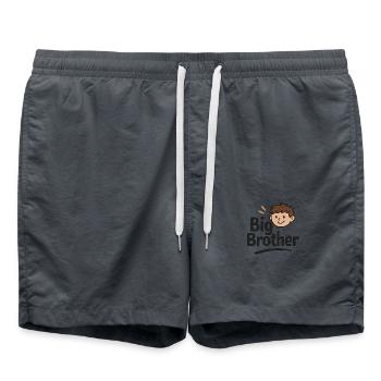 Big Brother - Swim Trunks - anthracite - Front - AI Model Male 185 light (185cm)