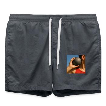 Sport - Shot put - Swim Trunks - anthracite - Front - AI Model Male 185 light (185cm)