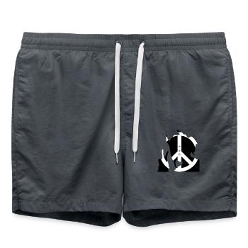 Alles Ruhe - Badeshorts - Anthrazit - Vorne - AI Model Male 185 light (185cm)