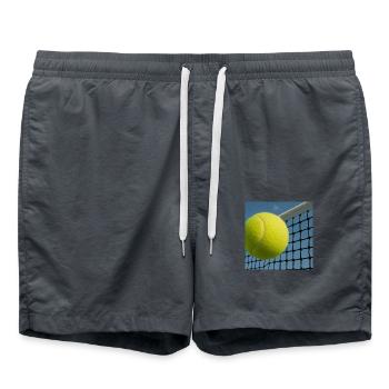 Sportarten - Tennis - Badeshorts - Anthrazit - Vorne - AI Model Male 185 light (185cm)