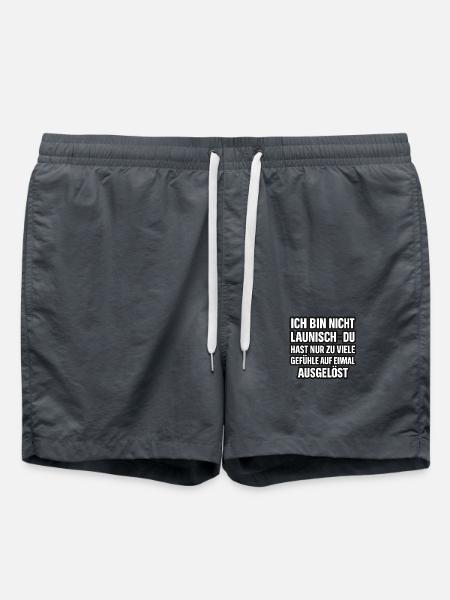 Gefühlsexplosion - Badeshorts - Anthrazit