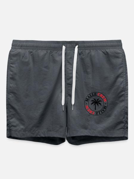 Malle Crew Palme - Badeshorts - Anthrazit