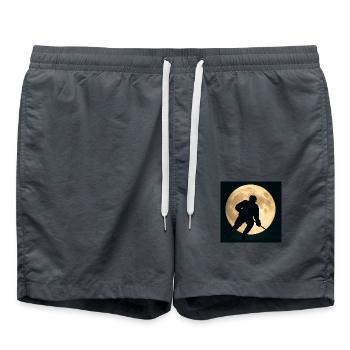 Sports - Hockey sur glace - Short de bain - charbon - Devant - AI Model Male 185 light (185cm)