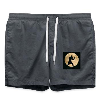 Sport - Boxe - Short de bain - charbon - Devant - AI Model Male 185 light (185cm)