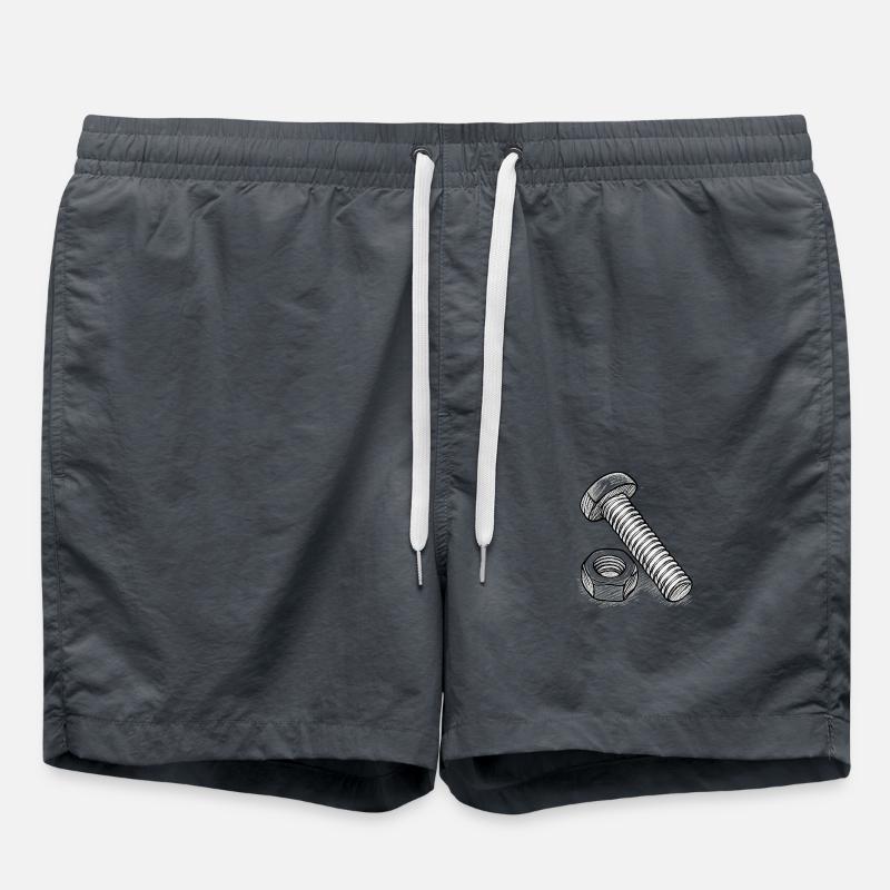 Screw and nut - Swim Trunks - anthracite