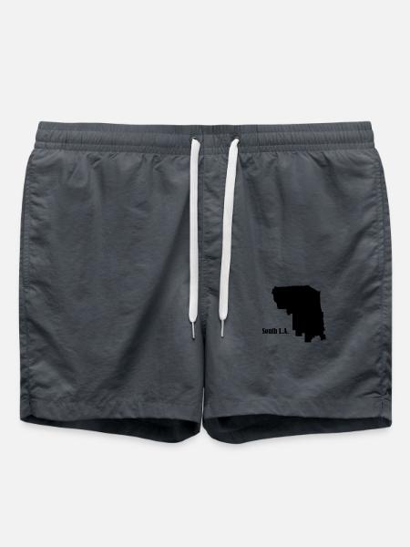 SOUTH L.A. Black - Swim Trunks - anthracite
