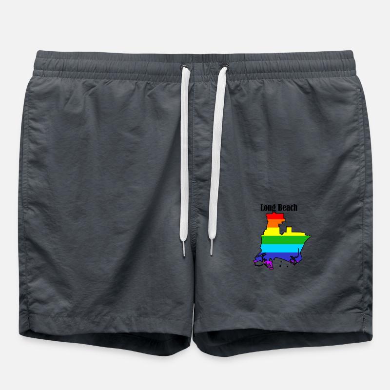 Long beach - Swim Trunks - anthracite