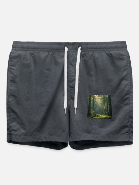 Wald der Stile - Badeshorts - Anthrazit