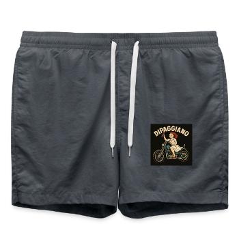 Dipaggiano 2 - Short de bain - charbon - Devant - AI Model Male 185 light (185cm)