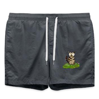 Cat - Swim Trunks - anthracite - Front - AI Model Male 185 light (185cm)