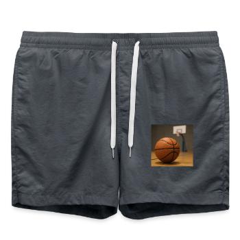 Sports - Basketball - Short de bain - charbon - Devant - AI Model Male 185 light (185cm)