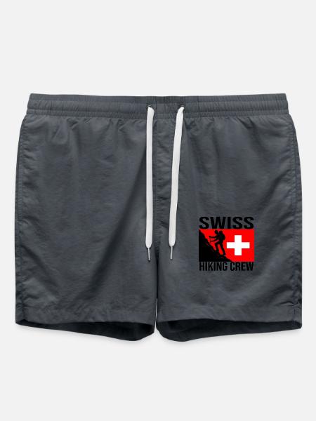 Swiss Hiking Crew Hiking Shirt - Swim Trunks - anthracite