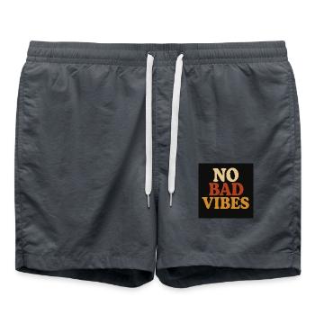 Keine schlechten Vibes - Badeshorts - Anthrazit - Vorne - AI Model Male 185 light (185cm)