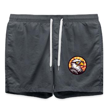 Adler Comic Cool - Badeshorts - Anthrazit - Vorne - AI Model Male 185 light (185cm)