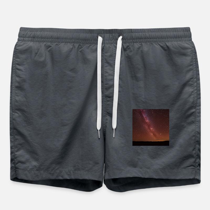 Starry sky comparison image - Swim Trunks - anthracite