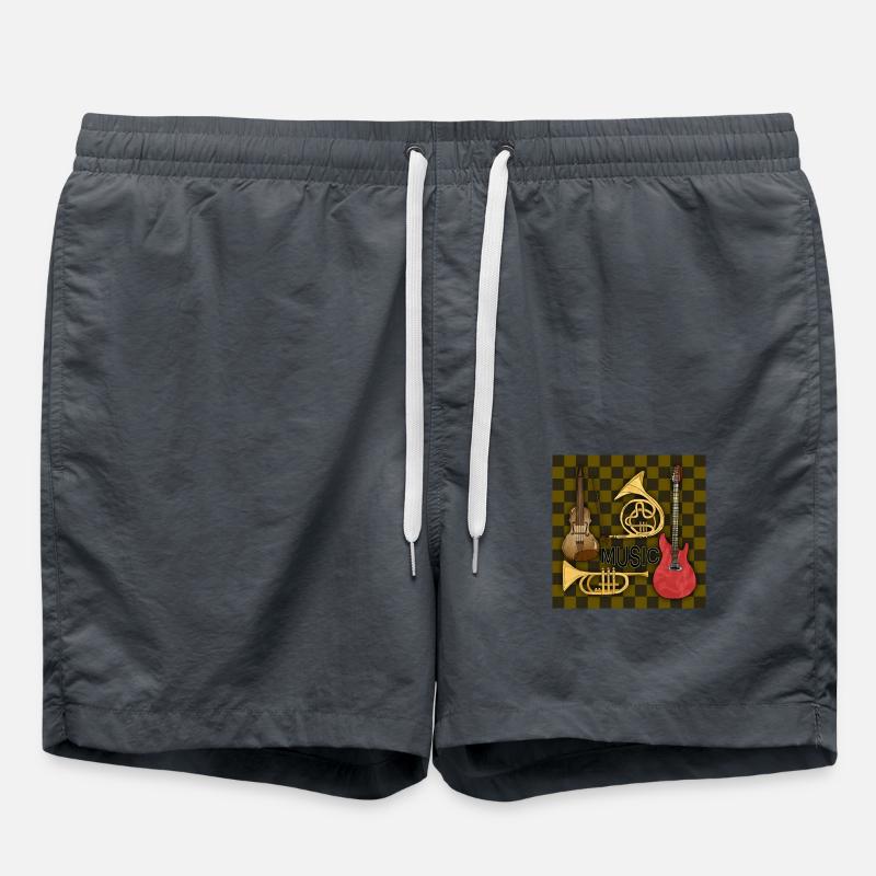 Musical instruments - Swim Trunks - anthracite