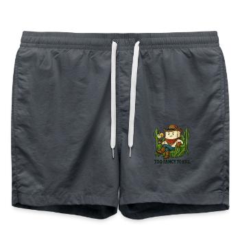 Trop Fantaisie pour Tuer - Tofu Cowboy - Short de bain - charbon - Devant - AI Model Male 185 light (185cm)