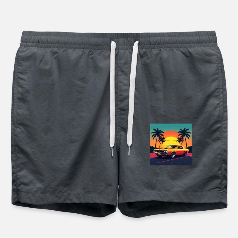 Oldtimer - Badeshorts - Anthrazit