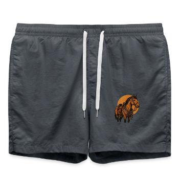 D42BD8C2 75E6 41BA 8F3B E65EE1F331AD - Badeshorts - Anthrazit - Vorne - AI Model Male 185 light (185cm)
