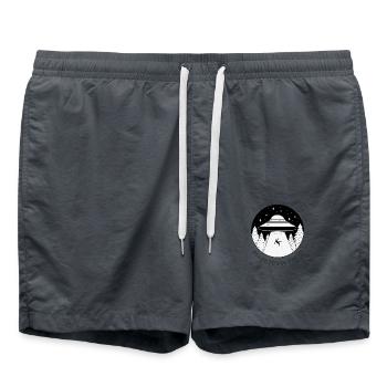 Ready to esc earth - Badeshorts - Anthrazit - Vorne - AI Model Male 185 light (185cm)