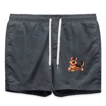 berger allemand 2 - Short de bain - charbon - Devant - AI Model Male 185 light (185cm)