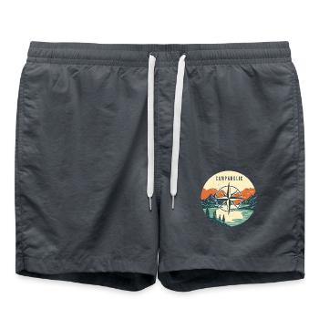 Campaholic - Short de bain - charbon - Devant - AI Model Male 185 light (185cm)