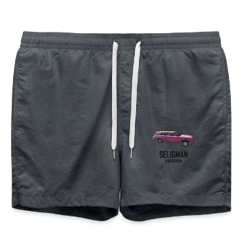 Old car in Seligman in Arizona, US Road 66 - Swim Trunks - anthracite - Front - AI Model Male 185 light (185cm)
