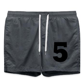 5 - Swim Trunks - anthracite - Front - AI Model Male 185 light (185cm)