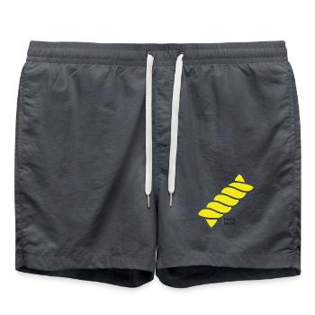 Pasta Basta - Badeshorts - Anthrazit - Vorne - AI Model Male 185 light (185cm)
