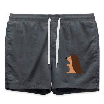 Igel - Badeshorts - Anthrazit - Vorne - AI Model Male 185 light (185cm)