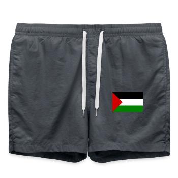 Palestina - Badeshorts - Anthrazit - Vorne - AI Model Male 185 light (185cm)