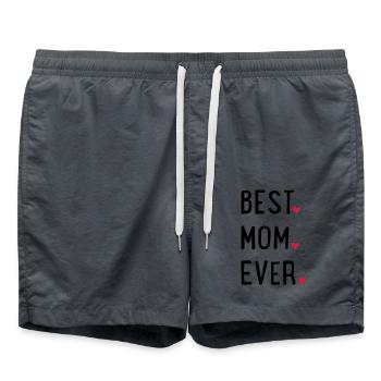 Beste Mama - Badeshorts - Anthrazit - Vorne - AI Model Male 185 light (185cm)